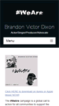 Mobile Screenshot of brandonvictordixon.com